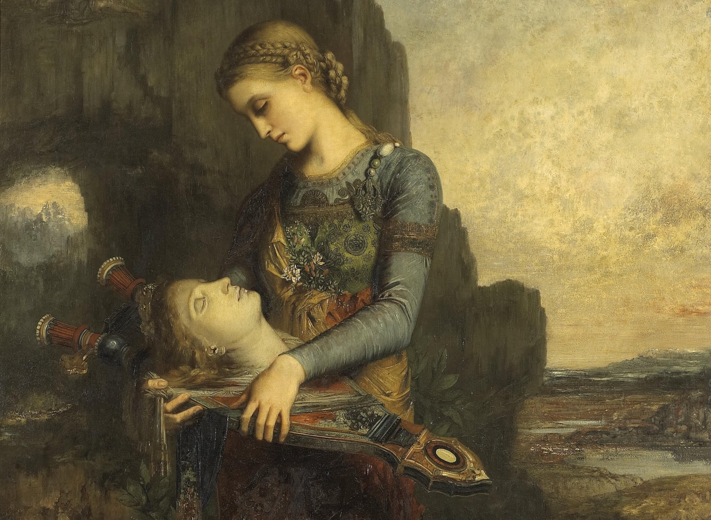 “Orphée” by Gustave Moreau. 1865. Oil on panel. Musée d’Orsay, Paris.